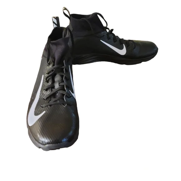 Nike Vapor Untouchable Speed Turf 2 Football Shoes Black/ White Size 12 - Picture 4 of 7